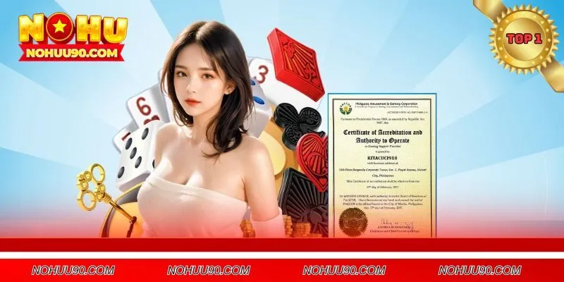Các chứng chỉ cấp phép của NOHU90